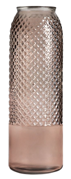 Wazon HOMLA Mikka szklany brązowy 45 cm (5904183896434) - obraz 1