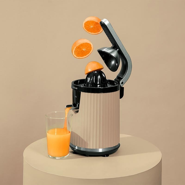 Соковижималка для цитрусових Cecotec Xqueeze RetroJuice 600 Beige - зображення 3