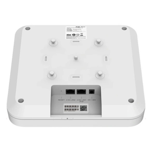 Точка доступу Ruijie Reyee RG-RAP2260(H) Wi-Fi 6 AX6000 Multi-G - Фото 3 Точка доступу Ruijie Reyee RG-RAP2260(H) Wi-Fi 6 AX6000 Multi-G - зображення 3