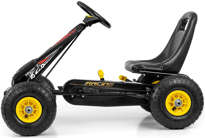 Gokart na pedały Milly Mally Thor Biały (5901761128314) - obraz 3