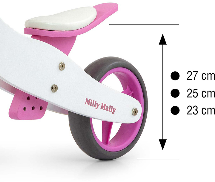 Біговел Milly Mally Jake Classic Рожевий (5901761127683) - зображення 10