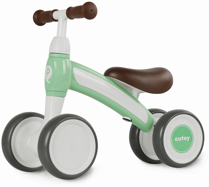 Rowerek biegowy Qplay Pojazd Cutey Retro Zielony (5061047480946) - obraz 1
