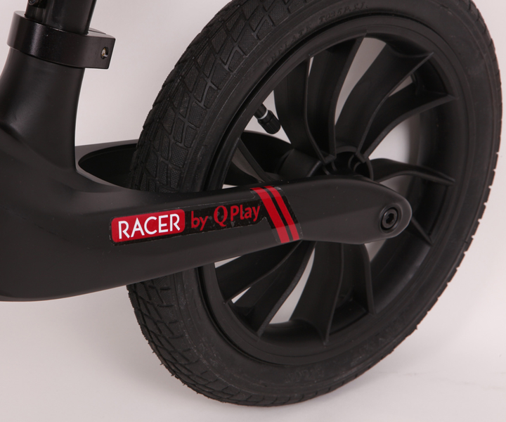 Rowerek biegowy Qplay Racer Czarny (5061047480830) - obraz 4