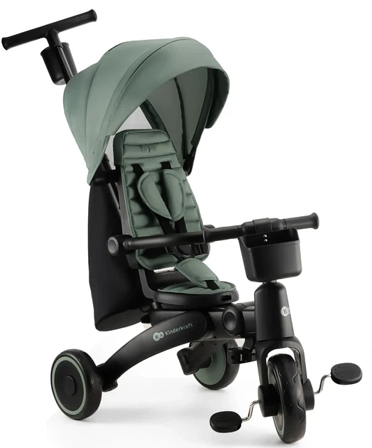 Триколісний велосипед Kinderkraft Jazz 2 Green (KRJAZZ02GRE0000) - зображення 2