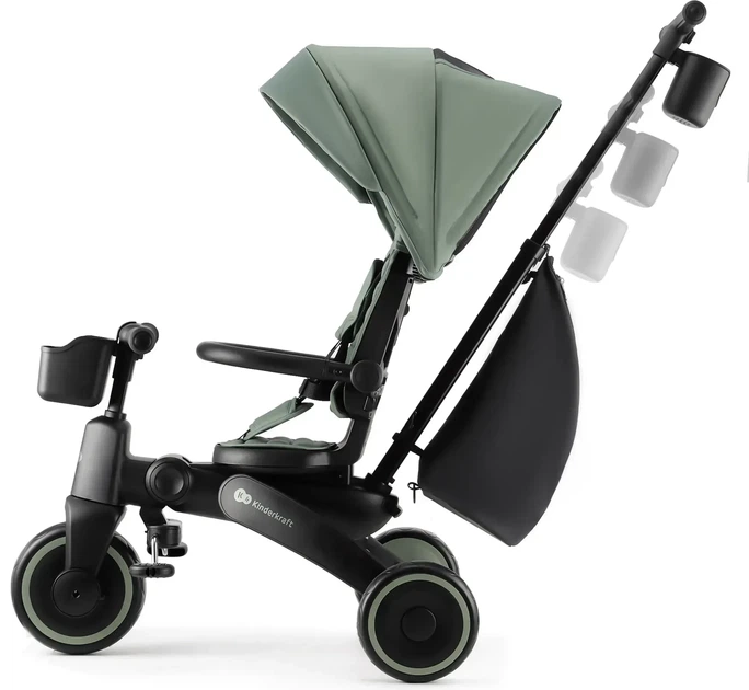 Триколісний велосипед Kinderkraft Jazz 2 Green (KRJAZZ02GRE0000) - зображення 5