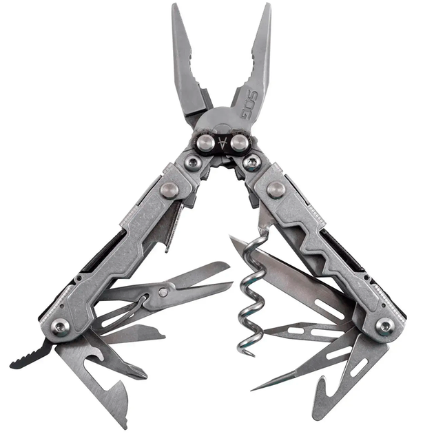 Мультитул SOG PowerLitre PL1001 (18 инструментов, держатель бит, нож, штопор) - изображение 2