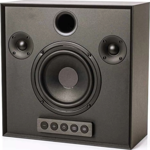 Пара активних Hi-Fi Bluetooth-колонок Morel Högtalare Black Out (HOGTALARE PAIR - BLACK CABINET WITH BLACK GRILL (EU)) - зображення 2