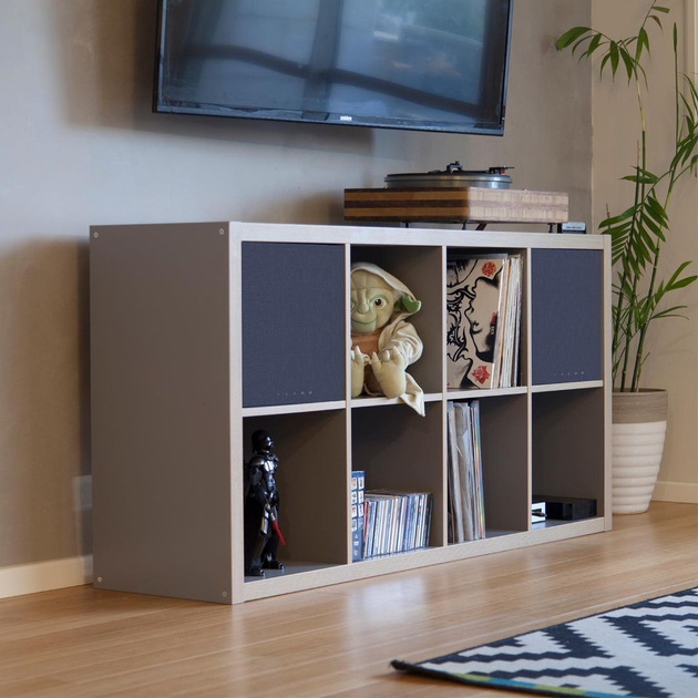 Пара активних Hi-Fi Bluetooth-колонок Morel Högtalare White Minimal (HOGTALARE PAIR - BLACK CABINET WITH WHITE GRILL (EU)) - зображення 5