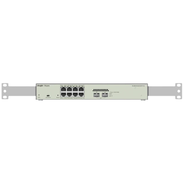Коммутатор 10 портов управляемый Ruijie Reyee RG-NBS3100-8GT2SFP-P V2 POE L2 - Фото 1 Коммутатор 10 портов управляемый Ruijie Reyee RG-NBS3100-8GT2SFP-P V2 POE L2 - изображение 1