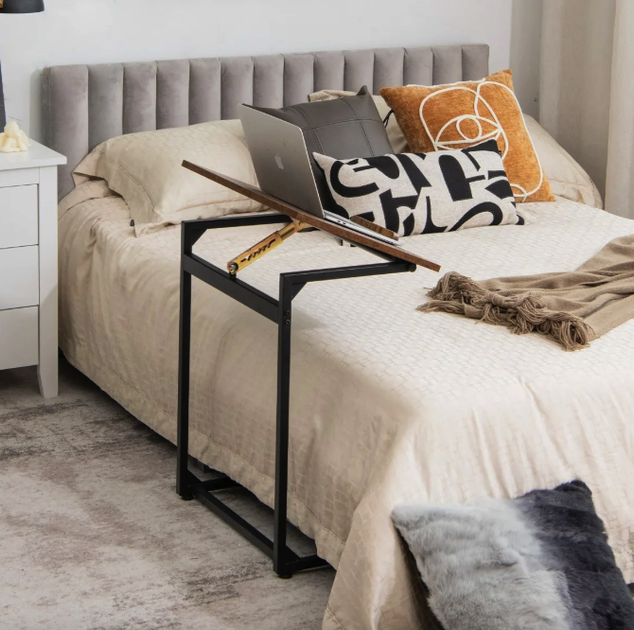 Журнальний столик Costway Allegro з регульованою стільницею в стилі Loft - зображення 4