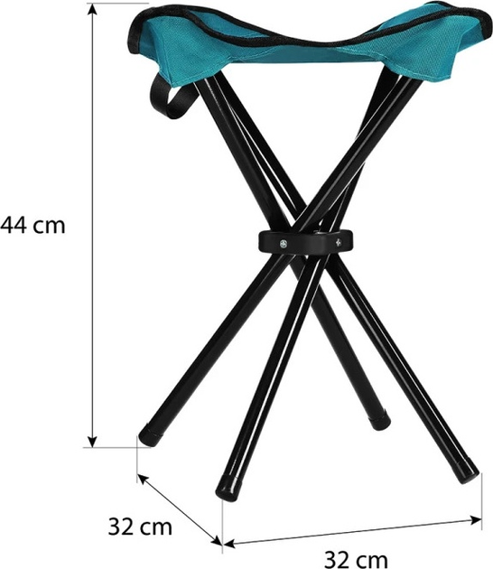 Туристичний табурет Nils Camp NC3010 Green (5907695522518) - зображення 9