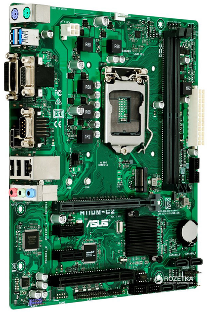 Материнская плата Asus H110M-C2/CSM (s1151, Intel H110, PCI-Ex16 ...