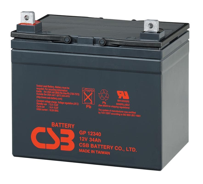 Акумулятор CSB GP12340 - Фото 1 Акумулятор CSB GP12340 - зображення 1