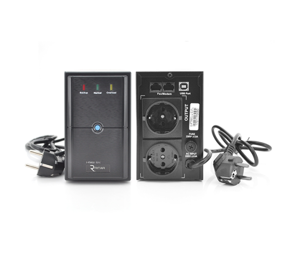 ДБЖ Ritar E-RTM650L-U (390W) лінійно-інтерактивний - Фото 4 ДБЖ Ritar E-RTM650L-U (390W) лінійно-інтерактивний - зображення 4