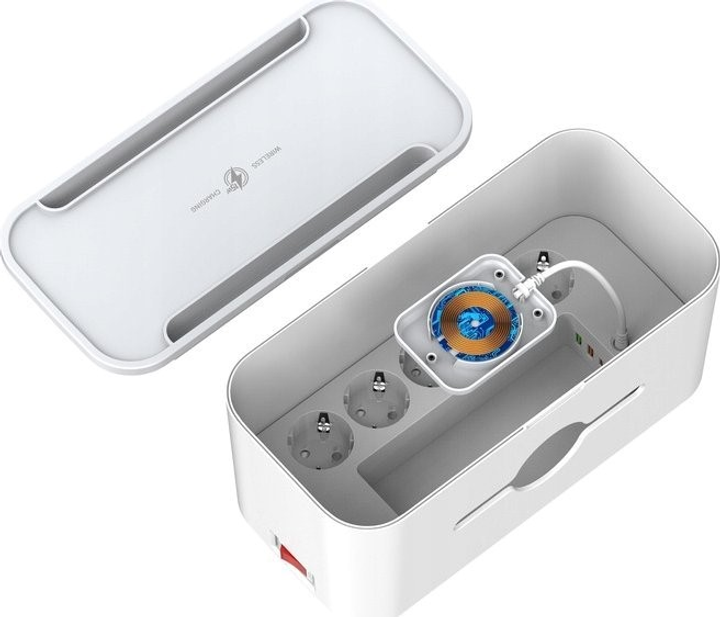 Мережевий фільтр Energizer 5 розетки 3 USB 2 м White (EPB2500W03EU) - зображення 4