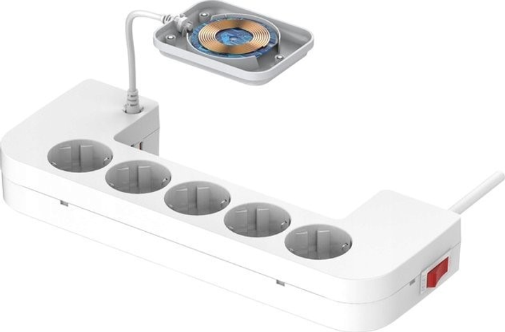 Мережевий фільтр Energizer 5 розетки 3 USB 2 м White (EPB2500W03EU) - зображення 6