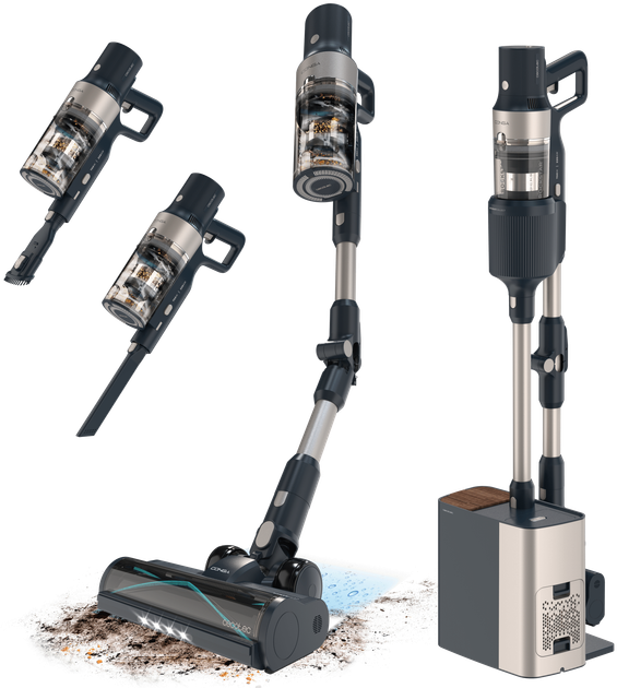 Odkurzacz pionowy akumulatorowy Cecotec Conga Rockstar 5500 Hurricane Station Pet Flex - obraz 1