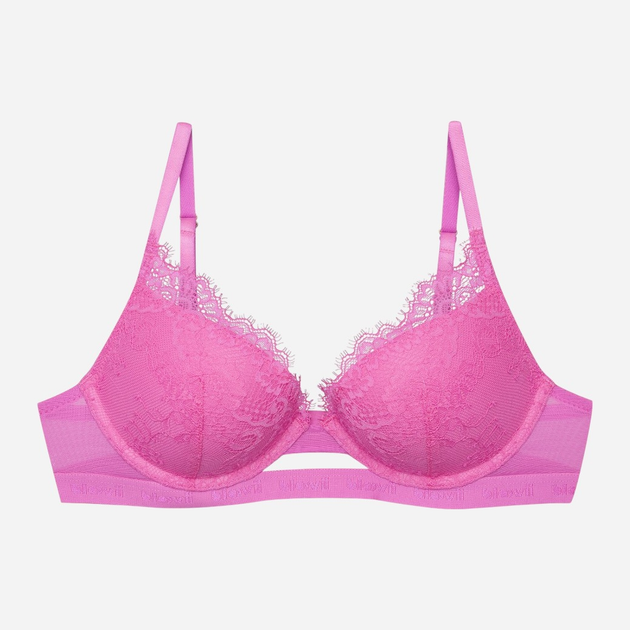 Бюстгальтер Push-up з кісточками мереживний Bloovii Ocrissa 42244-42X 65D Рожевий (5903972543412) - зображення 10