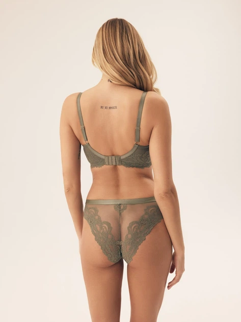 Biustonosz damski bez Push Up usztywniany Esotiq Lynn 42330-87X 85D Khaki (5903972387214) - obraz 4