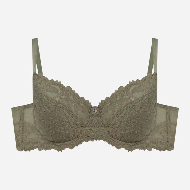 Biustonosz damski bez Push Up usztywniany Esotiq Lynn 42330-87X 75F Khaki (5903972387177) - obraz 6