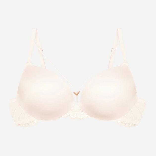 Бюстгальтер Push-up ущільнений Esotiq Korin 42362-01X 65B Кремовий (5903972395233) - зображення 8