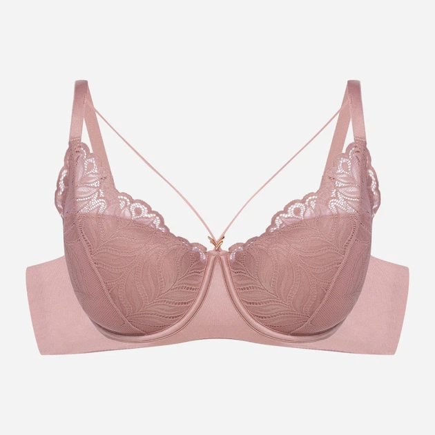 Бюстгальтер з кісточками мереживний Esotiq Korin 42363-39X 75D Темно-рожевий (5903972395318) - зображення 7