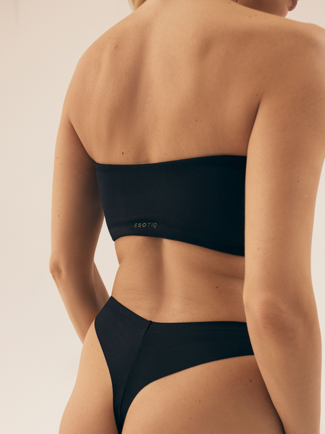 Biustonosz damski miękki bandeau Esotiq Bobby 42444-99X XL Czarny (5903972511848) - obraz 2