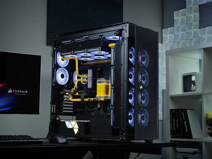 Obudowa Corsair iCUE LINK 9000D RGB Airflow Black (CC-9011273-WW) - obraz 5