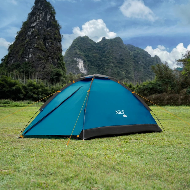 Namiot Nils Camp kempingowy NC6033 Light Grey-Blue (5908261680748) - obraz 9