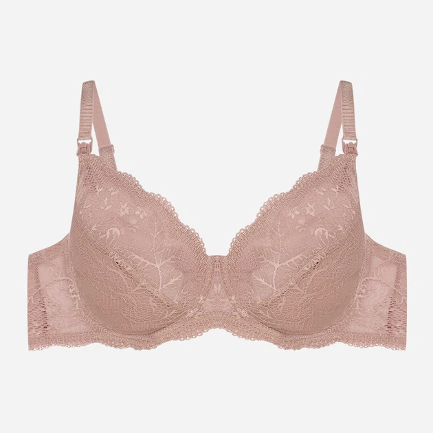 Biustonosz damski Push Up z fiszbinami Esotiq Entri 42473-39X 80D Ciemnoróżowy (5903972555842) - obraz 7