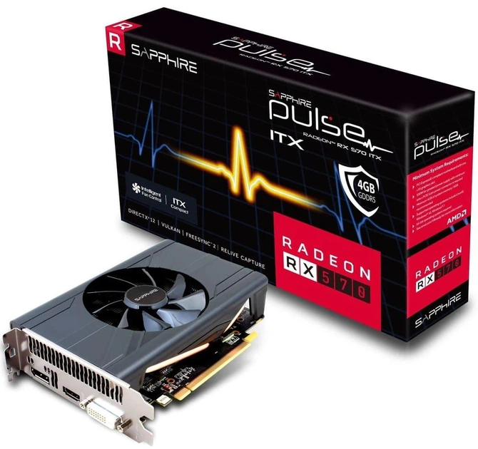 Відеокарта Sapphire AMD Radeon RX 570 4Gb Pulse ITX (11266-34
