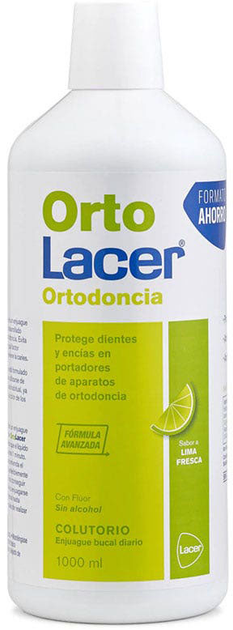 Ополіскувач для порожнини рота Lacer Ortolacer Colutorio Lima 1000 мл (8470001895103) - зображення 1