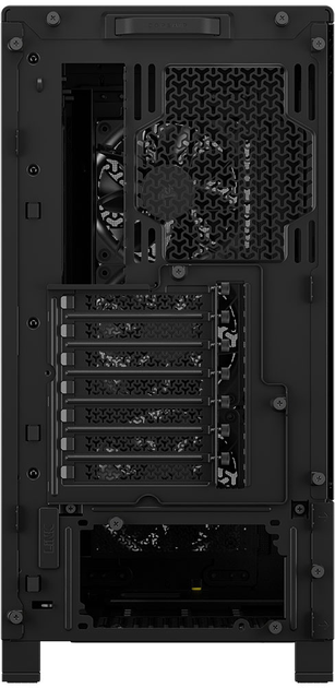 Obudowa Corsair 4000D RS Frame Tempered Glass Black (CC-9011312-WW) - obraz 4