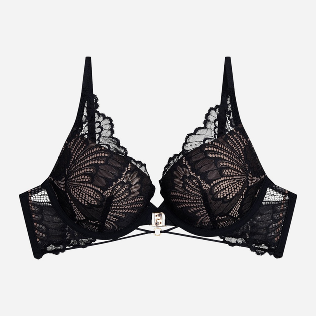 Biustonosz damski Push Up z fiszbinami Esotiq Bari 42507-61X 70B Czarny (5903972526132) - obraz 6