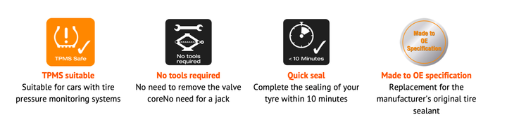 Набір для ремонту шин OSRAM TYREseal KIT OTSK4 (4052899620247) - зображення 11