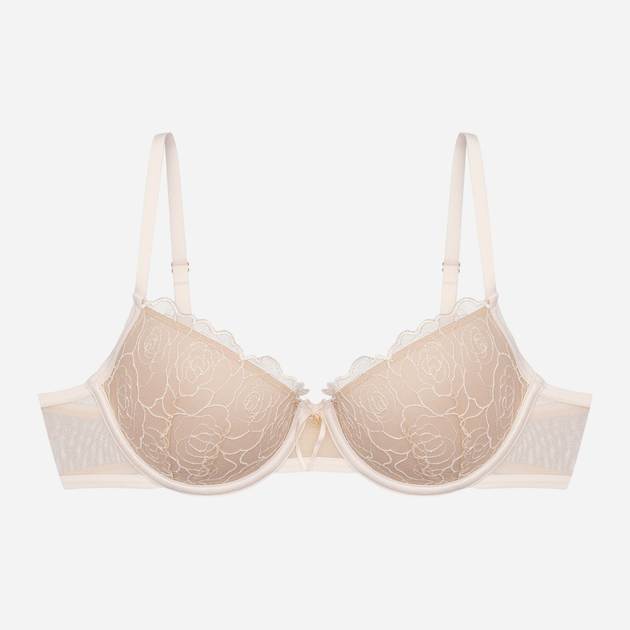 Бюстгальтер Push-up з кісточками мереживний Esotiq Batty 42513-01X 65E Кремовий (5903972527641) - зображення 6