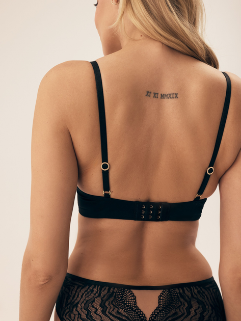 Бюстгальтер Push-up з кісточками мереживний Esotiq Bonita 42534-61X 75F Чорний (5903972521281) - зображення 2