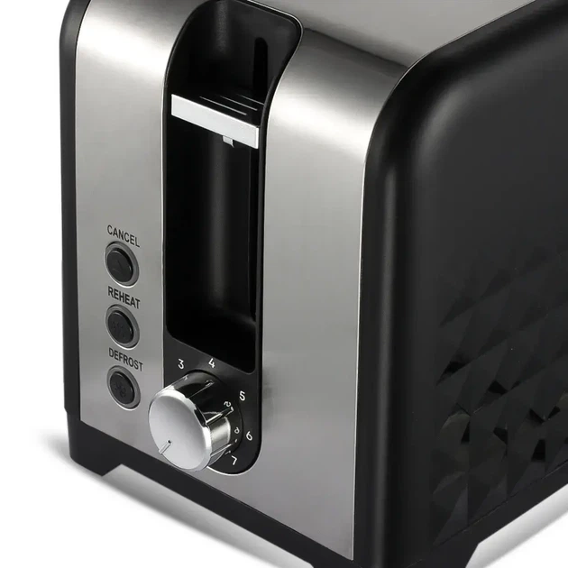 Тостер RAF R 2101 на 2 ломтика 930 Вт Black - изображение 3