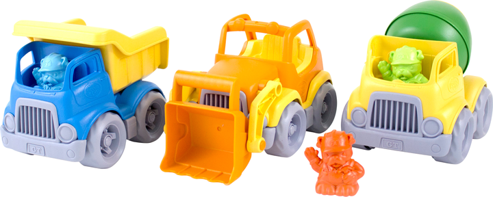 Zestaw gier Green Toys ciężarówek budowlanych 3 szt CST3-1209 (816409012090) - obraz 2