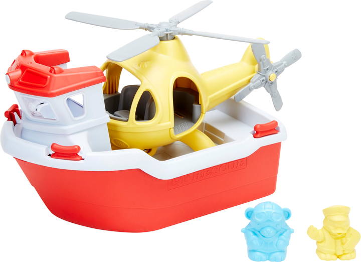 Рятувальний катер Green Toys Біло-червоний RBH1-1155 (816409011550) - зображення 2