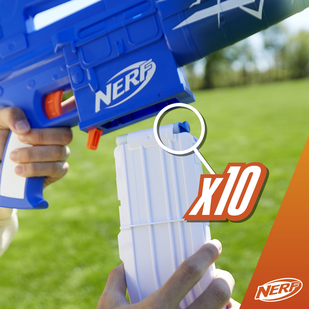 Broń zabawkowa Hasbro Nerf Fortnite Blue Shock blaster F4108 (5010996119209) - obraz 7