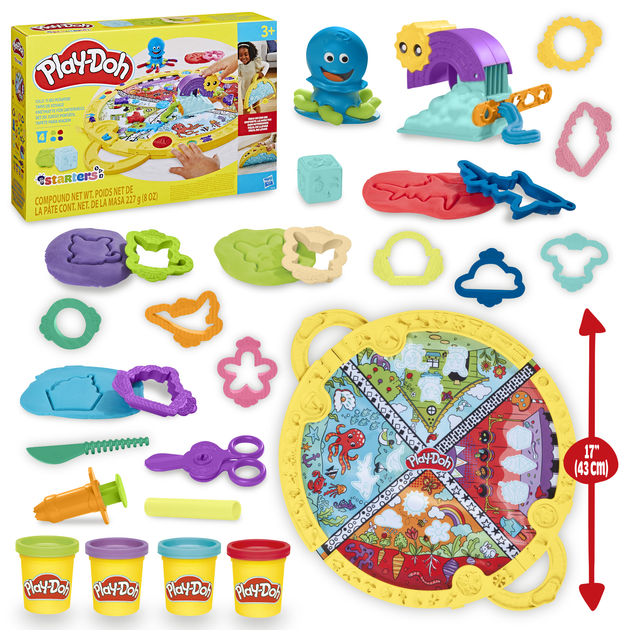 Набір для творчості Hasbro із пластиліном зі складним килимком для зберігання F9143 (5010996221070) - зображення 4