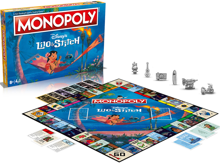 Настільна гра Winning Moves Monopoly UK: Disney Lilo and Stitch WM02869-EN1-6 (5036905048699) - зображення 2