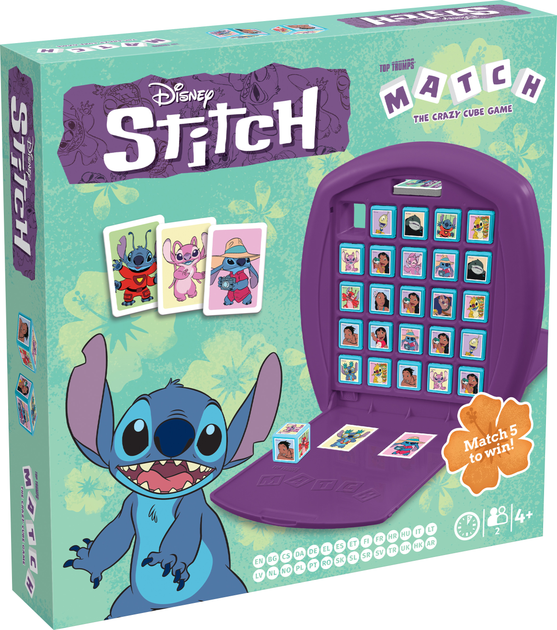 Gra planszowa Winning Moves Top Trumps Match: Disney Stitch WM04815-ML1-6 (5036905057684) - obraz 3