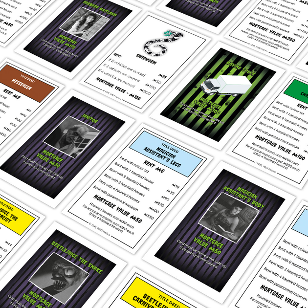 Gra planszowa Winning Moves Monopoly UK: Beetlejuice WM03321-EN1-6 (5036905050678) - obraz 7