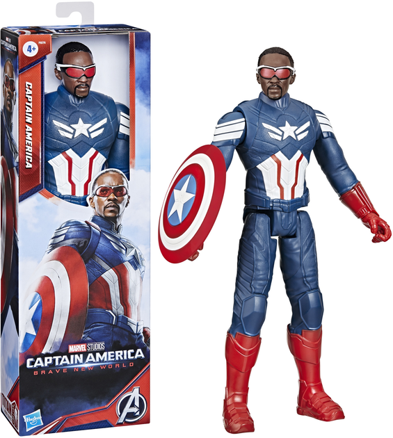 Figurka-zabawka Hasbro Captain America Brave New World 30 cm F9276 (5010996221148) - obraz 3