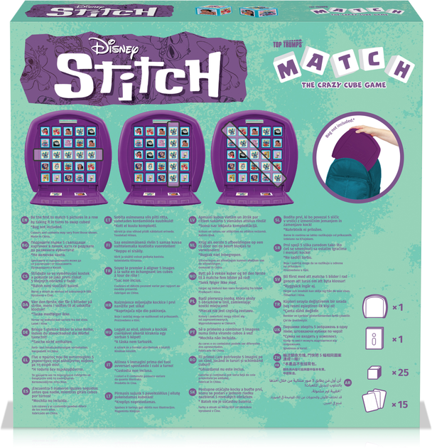 Gra planszowa Winning Moves Top Trumps Match: Disney Stitch WM04815-ML1-6 (5036905057684) - obraz 2
