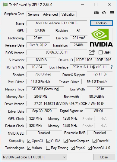 Видеокарта Taishuo PCI-Ex GeForce GTX 650 Ti 2GB DDR5 OEM (128 bit) (VGA, DVI, HDMI) (№847) - изображение 4