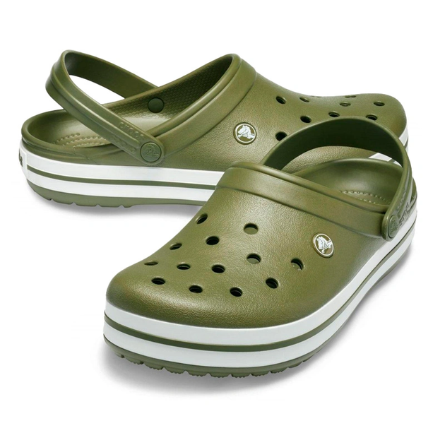 Сабо Crocs Crocband Clog 39 р 25-25.5 см Зеленые 11016-M7/W9 Army Green - изображение 3