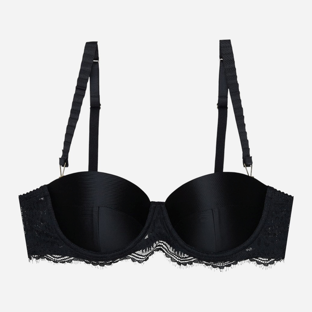 Biustonosz damski Push Up z fiszbinami Esotiq Brillant 42546-99X 65F Czarny (5903972529980) - obraz 6